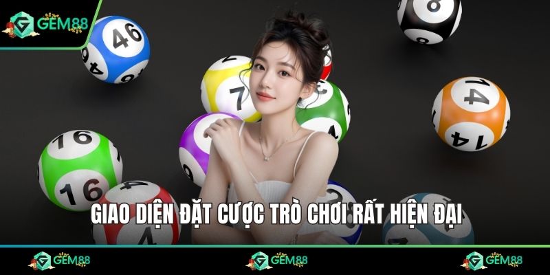 Giao diện đặt cược trò chơi rất hiện đại