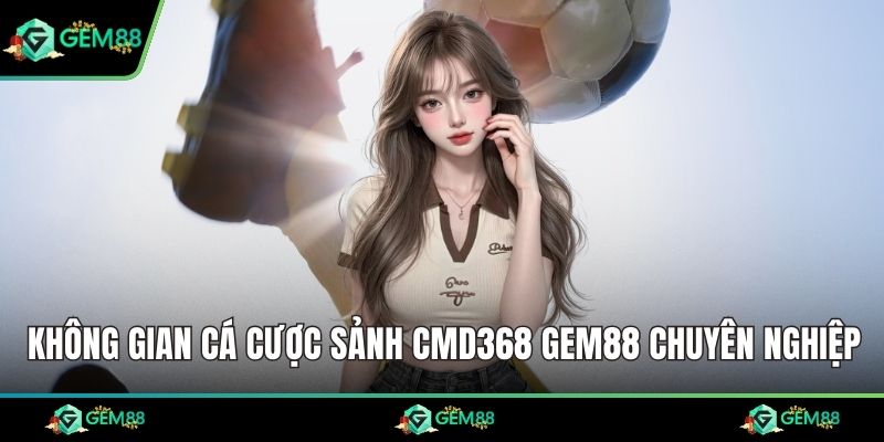 Không gian cá cược sảnh CMD368 Gem88 chuyên nghiệp