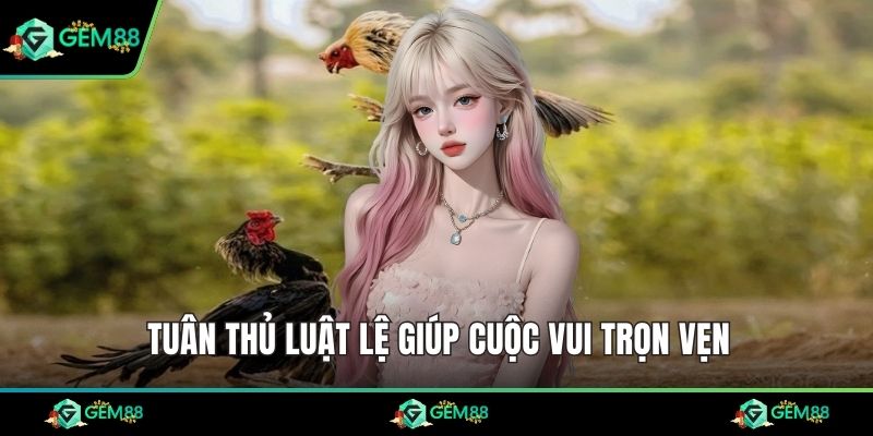 Tuân thủ luật lệ giúp cuộc vui trọn vẹn